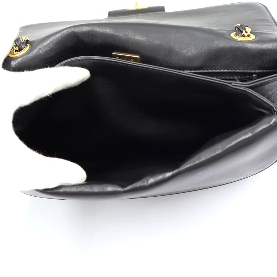 バリー(BALLY) キルティング チェーンショルダー　ショルダーバッグ　ブラック　レディース(中古)