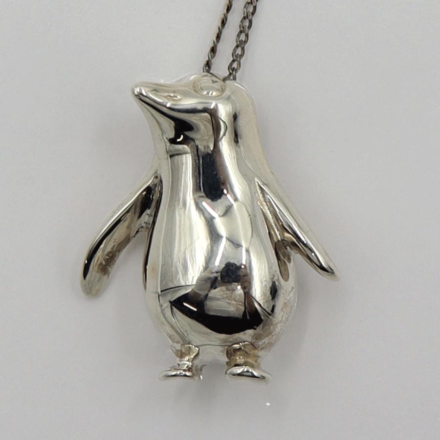 ティファニー(TIFFANY & Co) ペンギンネックレス　SV925(シルバー)　重さ4.24g　レディース(中古)