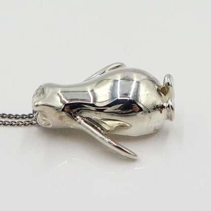 ティファニー(TIFFANY & Co) ペンギンネックレス　SV925(シルバー)　重さ4.24g　レディース(中古)