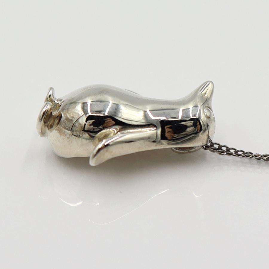 ティファニー(TIFFANY & Co) ペンギンネックレス　SV925(シルバー)　重さ4.24g　レディース(中古)