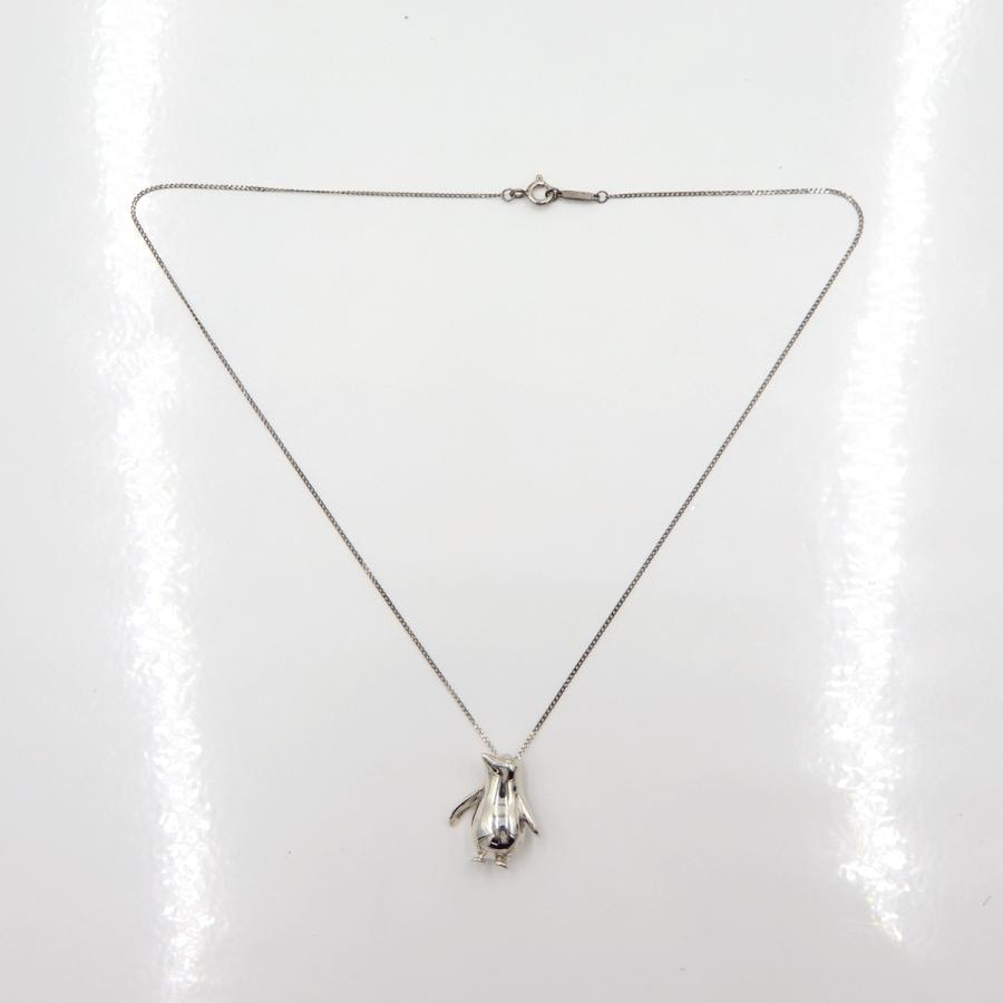 ティファニー(TIFFANY & Co) ペンギンネックレス　SV925(シルバー)　重さ4.24g　レディース(中古)