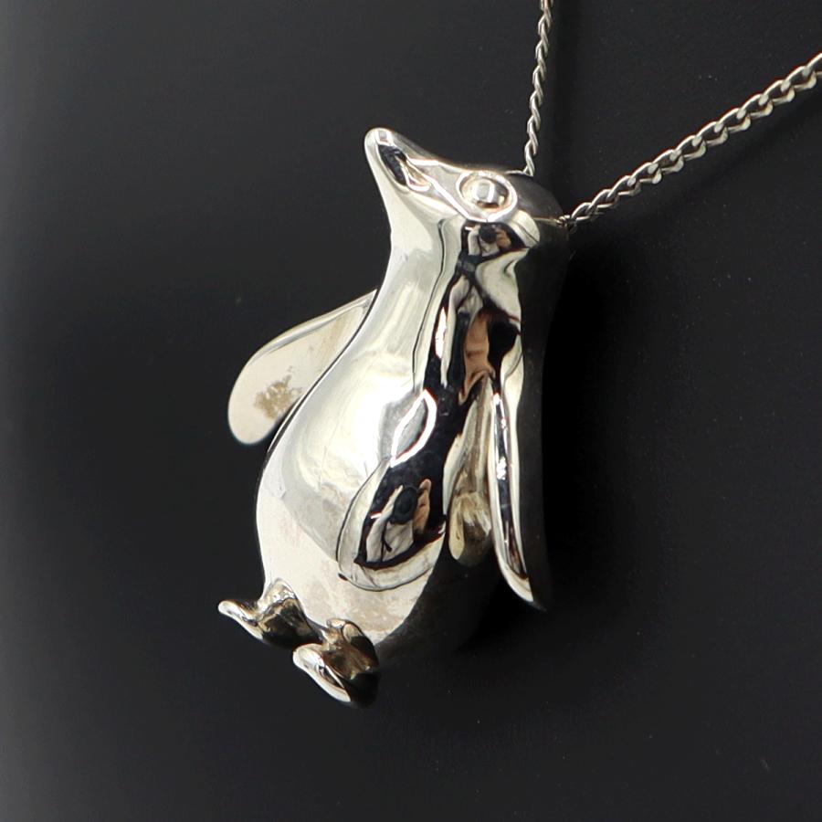 ティファニー(TIFFANY & Co) ペンギンネックレス　SV925(シルバー)　重さ4.24g　レディース(中古)