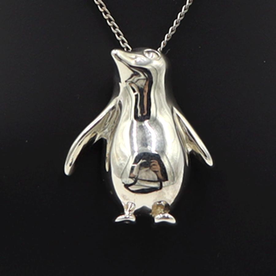 ティファニー(TIFFANY & Co) ペンギンネックレス　SV925(シルバー)　重さ4.24g　レディース(中古)