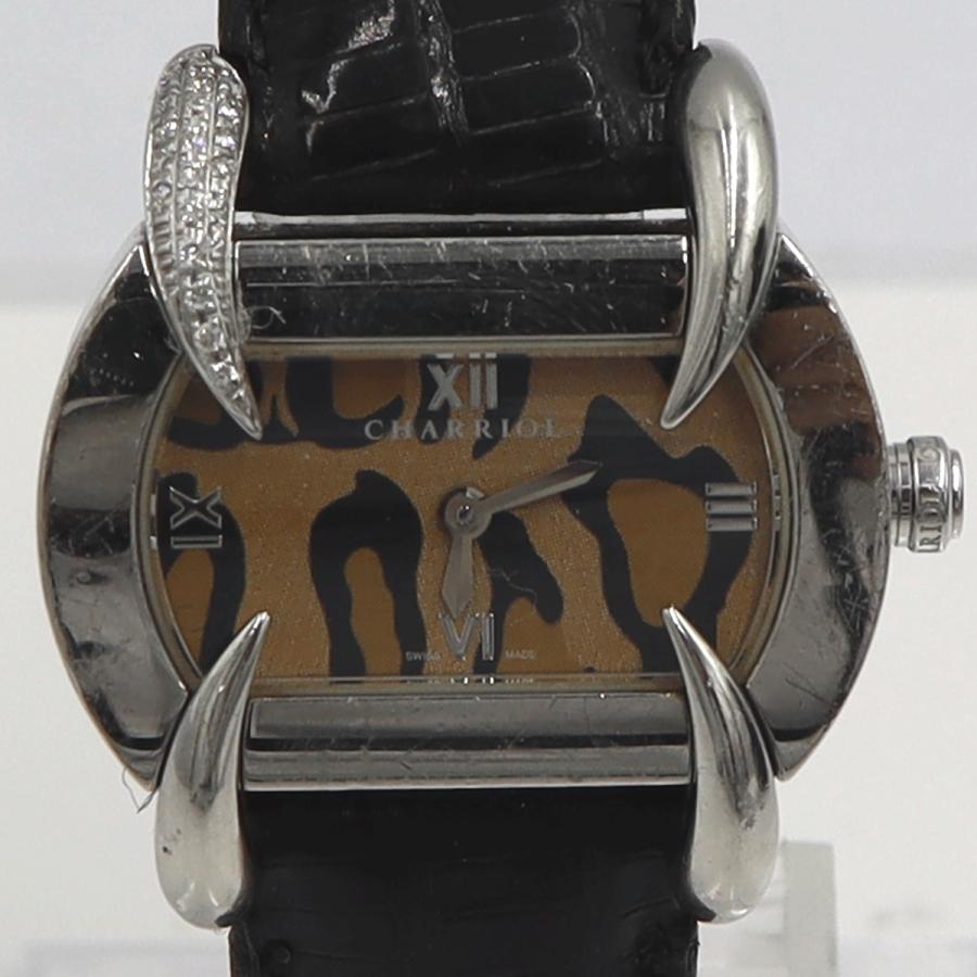 シャリオール(CHARRIOL)　クチャ　パンテール時計　KUCHTSD1234KTS2　クォーツ　レディース（中古）