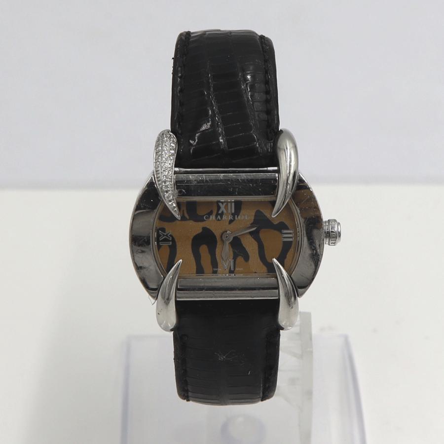 シャリオール(CHARRIOL)　クチャ　パンテール時計　KUCHTSD1234KTS2　クォーツ　レディース（中古）