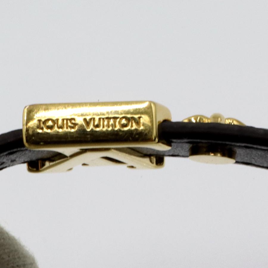 ルイヴィトン（LOUIS VUITTON)モノグラム　ブレスレット LV アイコニック M8526F　腕回り#17(17cm)　重さ約9.0g　ブレスレット　レディース(中古)