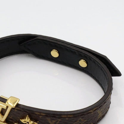 ルイヴィトン（LOUIS VUITTON)モノグラム　ブレスレット LV アイコニック M8526F　腕回り#17(17cm)　重さ約9.0g　ブレスレット　レディース(中古)