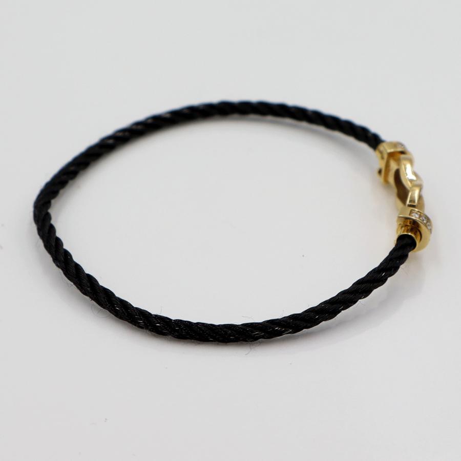 フレッド(FRED)シャンス　アンフィニ　MM　ブレスレット　長さ16cm　重量6.30ｇ　イエローゴールド　ダイヤモンド パヴェセッティング（中古）