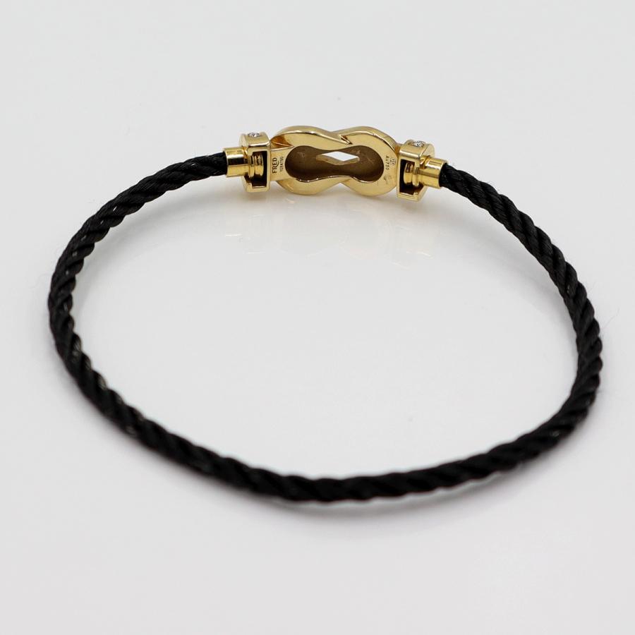 フレッド(FRED)シャンス　アンフィニ　MM　ブレスレット　長さ16cm　重量6.30ｇ　イエローゴールド　ダイヤモンド パヴェセッティング（中古）