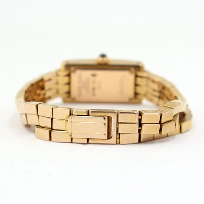 カルティエ(Cartier）タンクアロンジェ ラニエールウォッチSM　クオーツ　W15373X5　750PG 3ロウ　レディース （中古）