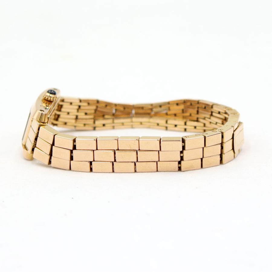 カルティエ(Cartier）タンクアロンジェ ラニエールウォッチSM　クオーツ　W15373X5　750PG 3ロウ　レディース （中古）