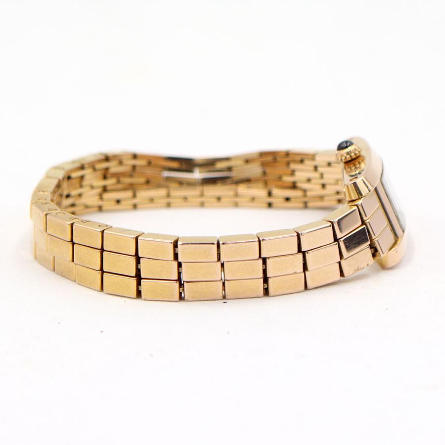 カルティエ(Cartier）タンクアロンジェ ラニエールウォッチSM　クオーツ　W15373X5　750PG 3ロウ　レディース （中古）