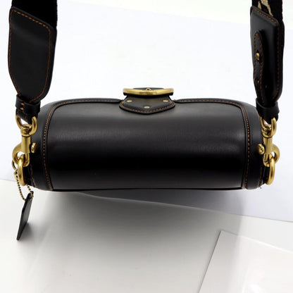 コーチ(COACH)　ビート　サドルバッグ　C3738　ショルダーバッグ　ブラック　レディース　(中古)