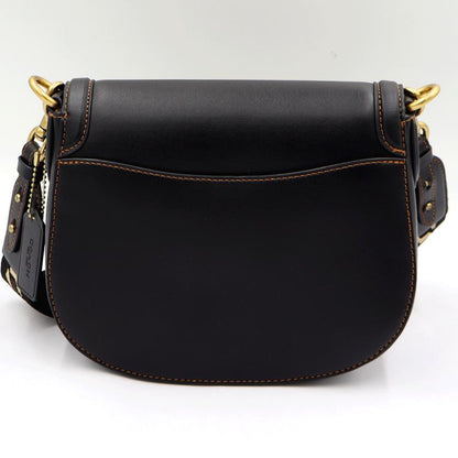 コーチ(COACH)　ビート　サドルバッグ　C3738　ショルダーバッグ　ブラック　レディース　(中古)