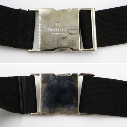 グッチ(GUCCI)GGキャンバス　ボディバッグ　92543　ブラック　黒　ウエストバッグ　コンパクトサイズ　レディース(中古)