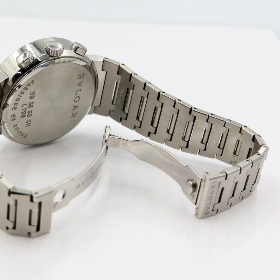ブルガリ（BVLGARI）ブルガリブルガリ　クロノグラフ　BB38SSCH　自動巻き　メンズ（中古）