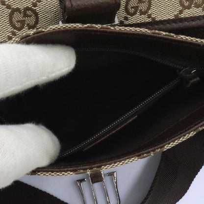 グッチ(GUCCI)GGキャンバス　ウェストポーチ　131236　ボディバッグ　コンパクトサイズ　レディース(中古)