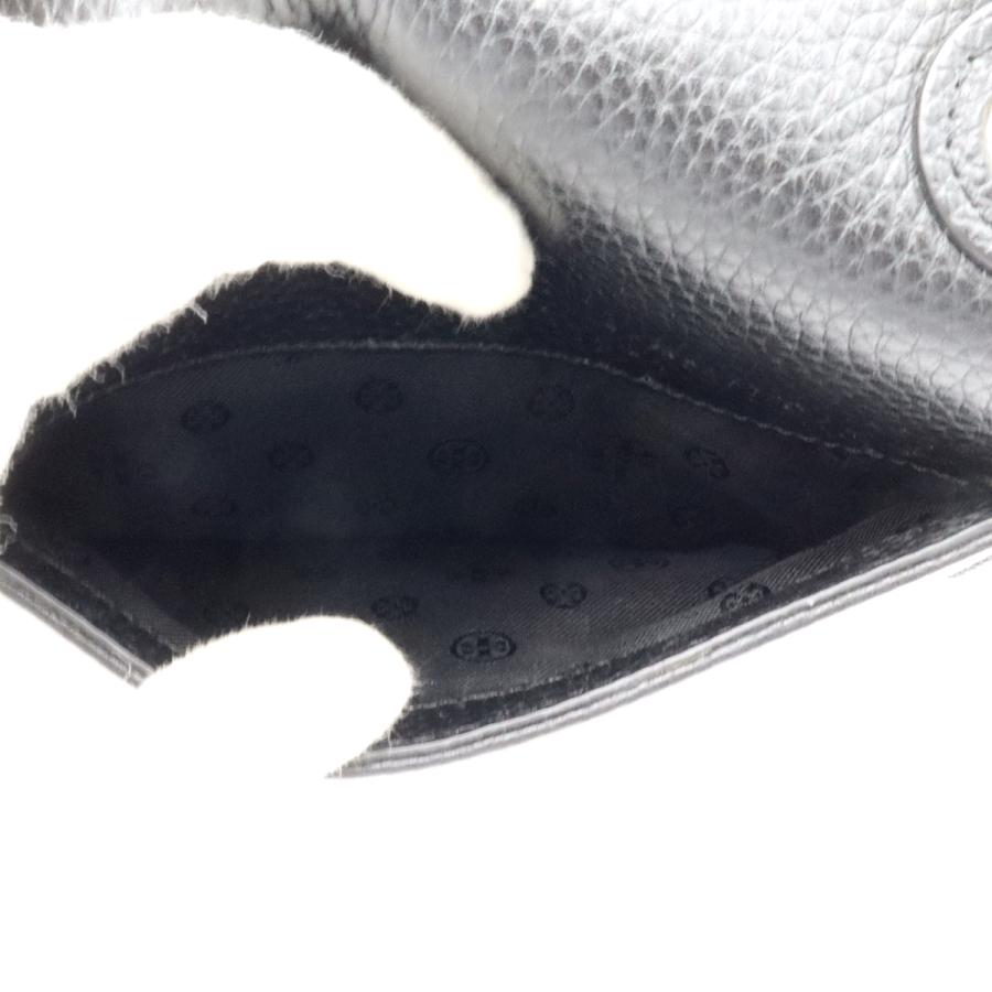 トリーバーチ(TORY BURCH)レザーチェーン　ミニショルダーバッグ　斜め掛け　ブラック　レディース　(中古)