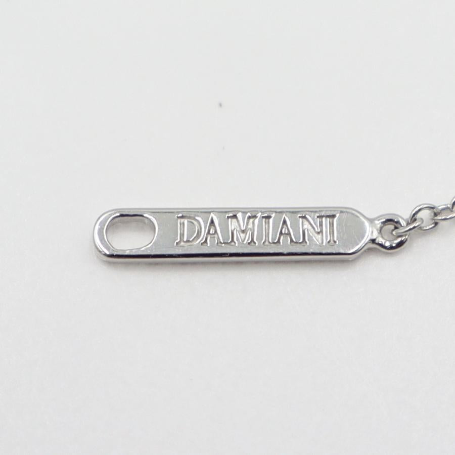 ダミアーニ(DAMIANI)ベルエポック クラウンネックレス 20089078　D0.28ct　ネック長さ49cm　重量7.06ｇ(石の重量含む)　レディース(中古)