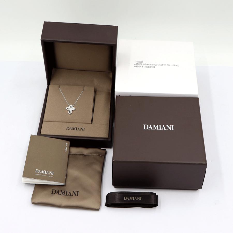 ダミアーニ(DAMIANI)ベルエポック クラウンネックレス 20089078　D0.28ct　ネック長さ49cm　重量7.06ｇ(石の重量含む)　レディース(中古)