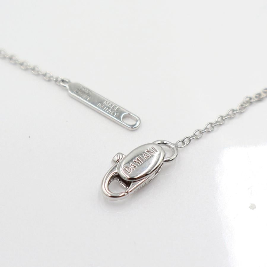 ダミアーニ(DAMIANI)ベルエポック クラウンネックレス 20089078　D0.28ct　ネック長さ49cm　重量7.06ｇ(石の重量含む)　レディース(中古)