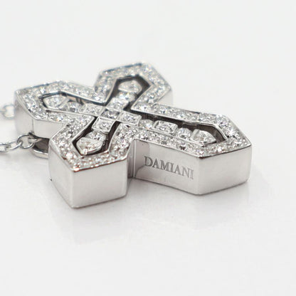 ダミアーニ(DAMIANI)ベルエポック クラウンネックレス 20089078　D0.28ct　ネック長さ49cm　重量7.06ｇ(石の重量含む)　レディース(中古)