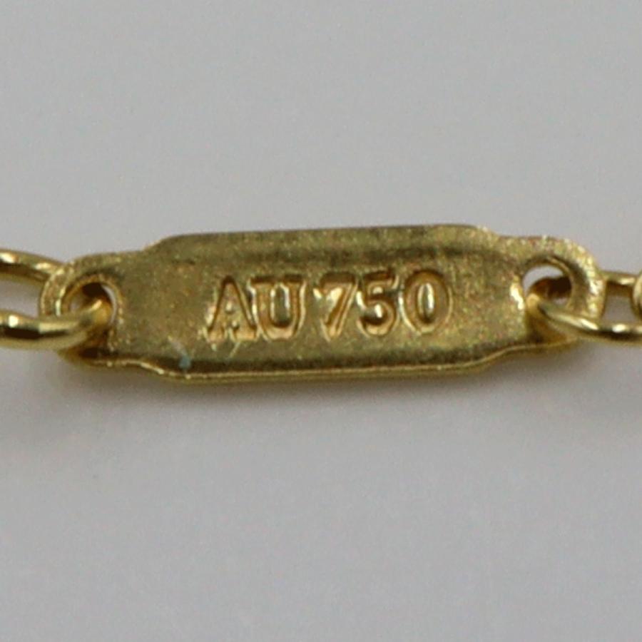 ティファニー(Tiffany & Co)750ハートキーペンダントネックレス　重量4.36ｇ　レディース（中古）