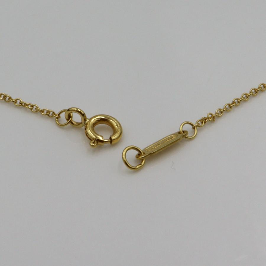 ティファニー(Tiffany & Co)750ハートキーペンダントネックレス　重量4.36ｇ　レディース（中古）