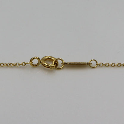 ティファニー(Tiffany & Co)750ハートキーペンダントネックレス　重量4.36ｇ　レディース（中古）