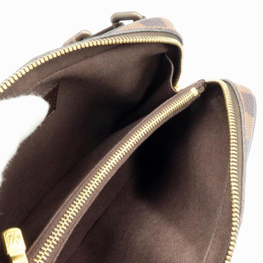 ルイヴィトン（LOUIS VUITTON）ダミエ　バムバッグ　ブルックリン　N41101　W20cm・H12cm・D5cm　ウエストバッグ　ボディバッグ　レディース　（中古）