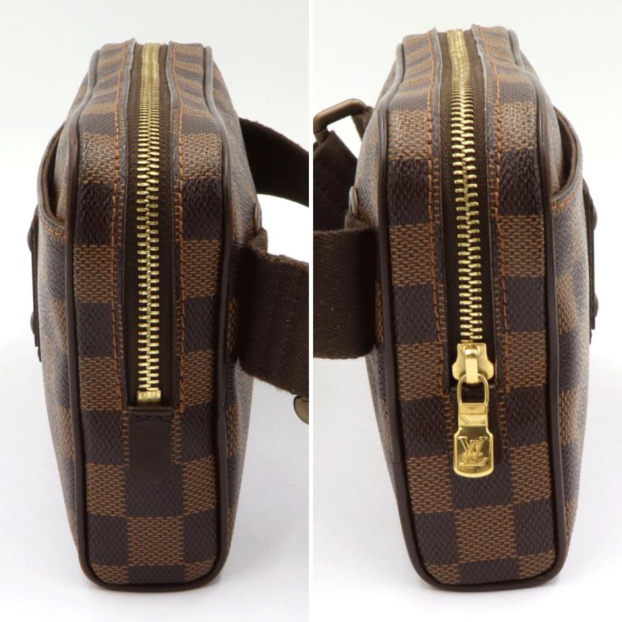ルイヴィトン（LOUIS VUITTON）ダミエ　バムバッグ　ブルックリン　N41101　W20cm・H12cm・D5cm　ウエストバッグ　ボディバッグ　レディース　（中古）