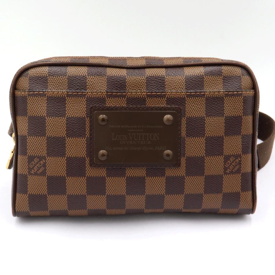 ルイヴィトン（LOUIS VUITTON）ダミエ　バムバッグ　ブルックリン　N41101　W20cm・H12cm・D5cm　ウエストバッグ　ボディバッグ　レディース　（中古）
