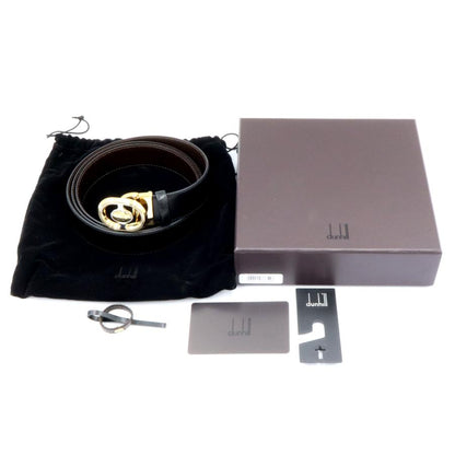 ダンヒル(dunhill) リバーシブルベルト　BP5280A42　ブラック/ブラウン　メンズ　(中古)