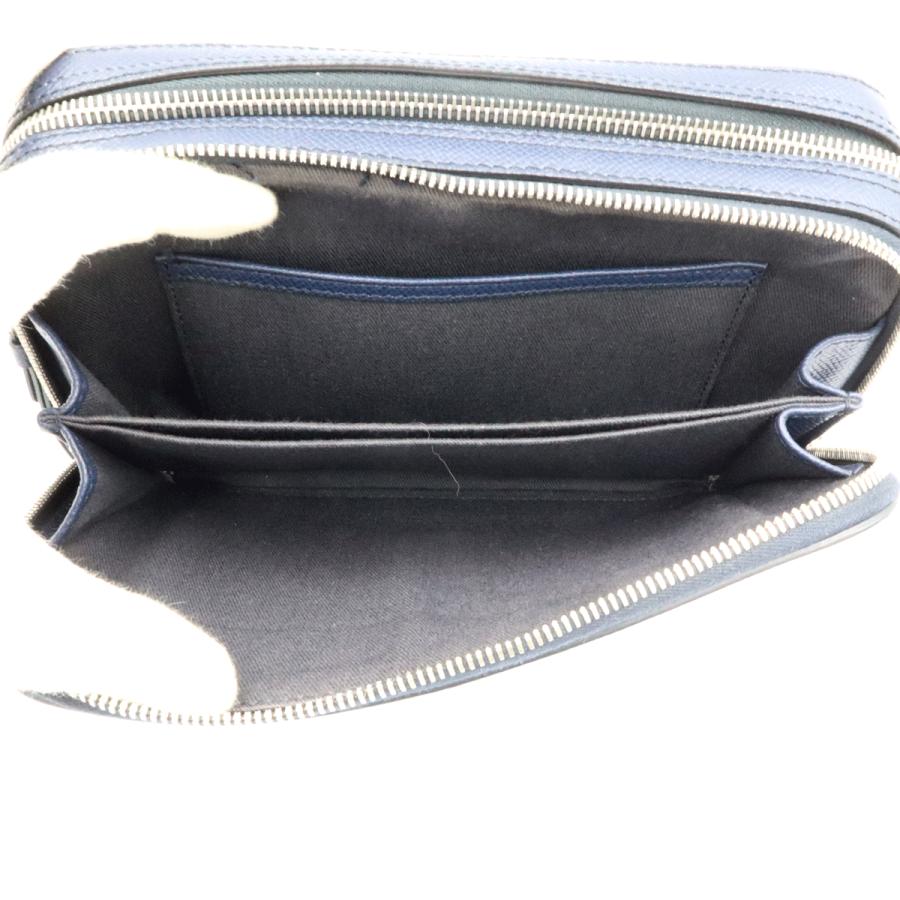 ダンヒル(dunhill) セカンドバッグ　DU19F3900CA　ネイビーブルー　メンズ（中古）