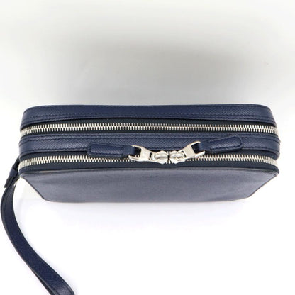 ダンヒル(dunhill) セカンドバッグ　DU19F3900CA　ネイビーブルー　メンズ（中古）