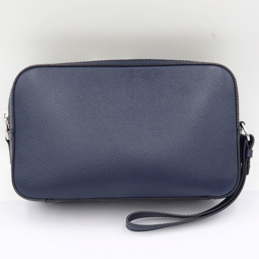 ダンヒル(dunhill) セカンドバッグ　DU19F3900CA　ネイビーブルー　メンズ（中古）