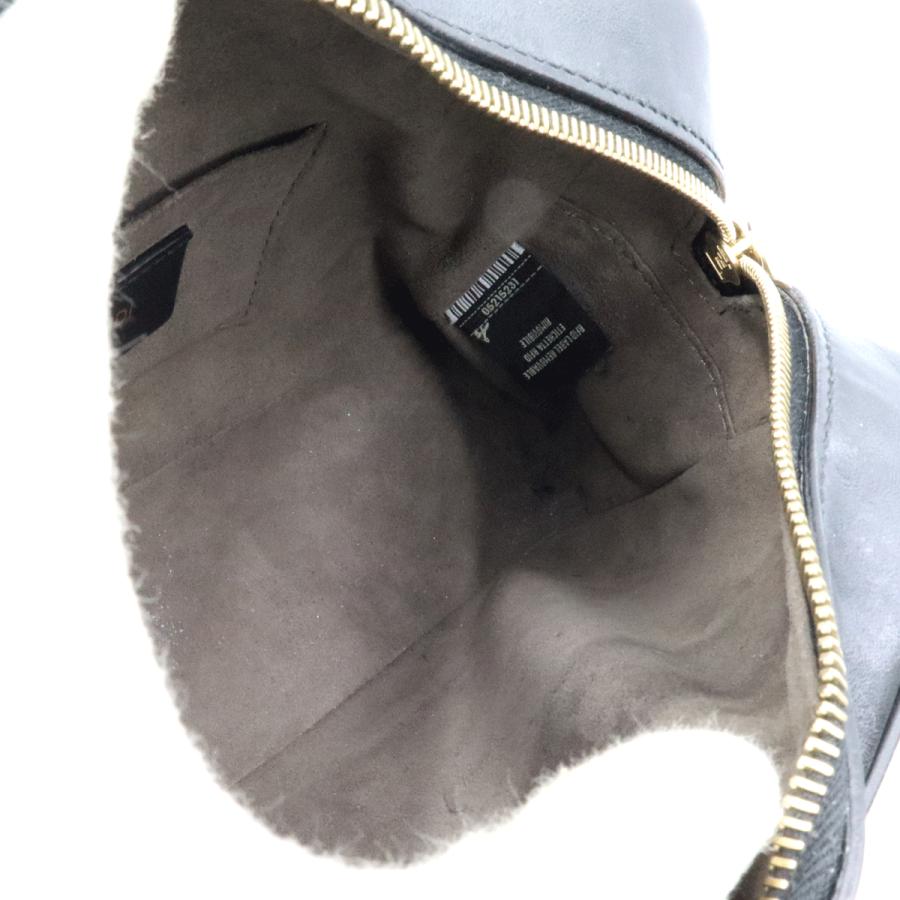 フェンディ（FENDI）キャム　 ショルダーバッグ　8BT287　レザー　ブラック　金具ゴールドカラー　レディース　（中古）