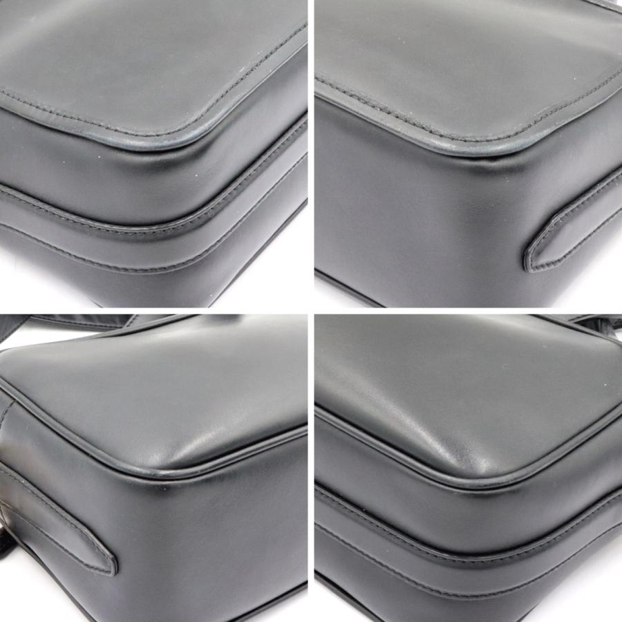 フェンディ（FENDI）キャム　 ショルダーバッグ　8BT287　レザー　ブラック　金具ゴールドカラー　レディース　（中古）