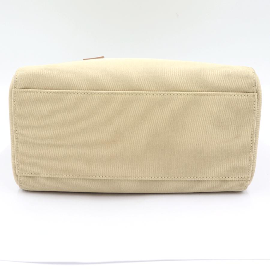 ミュウミュウ(MIU MIU) カナパ キャンパス　2WAY トートバッグ　5BA176　「ショルダーストラップ無し」 ハンドバッグ　レディース(中古)