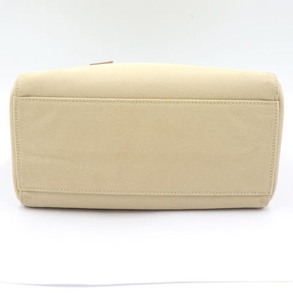 ミュウミュウ(MIU MIU) カナパ キャンパス　2WAY トートバッグ　5BA176　「ショルダーストラップ無し」 ハンドバッグ　レディース(中古)