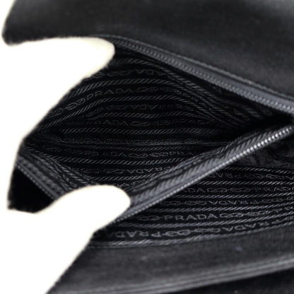 プラダ（PRADA）プラスチェーンショルダーバッグ　B6621　ブラック　レディース（中古）