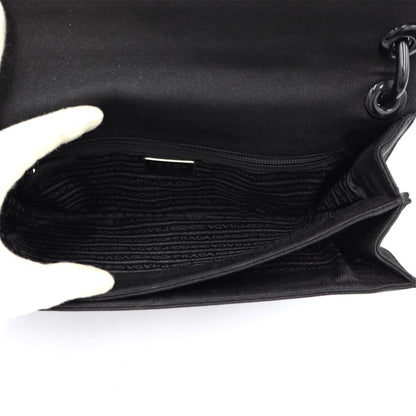 プラダ（PRADA）プラスチェーンショルダーバッグ　B6621　ブラック　レディース（中古）
