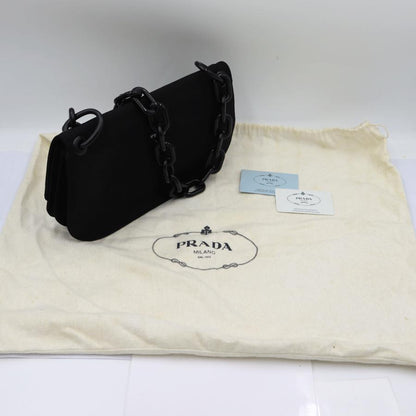 プラダ（PRADA）プラスチェーンショルダーバッグ　B6621　ブラック　レディース（中古）