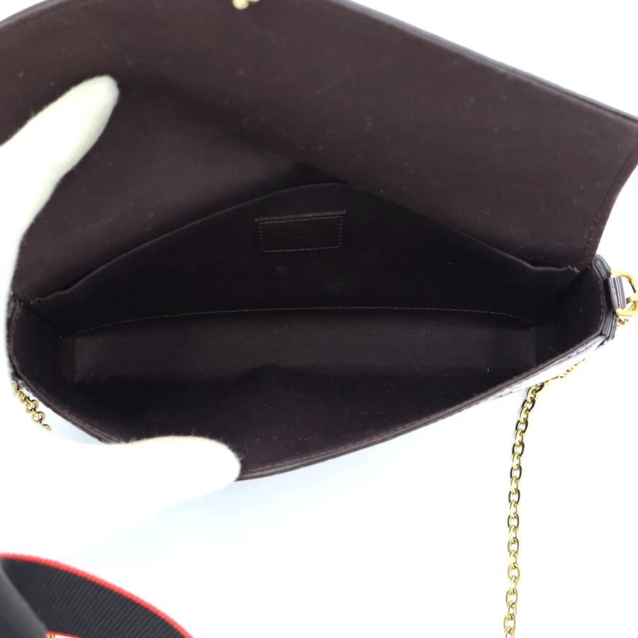 ルイヴィトン（LOUIS VUITTON)　モノグラムヴェルニ　ポシェット　フェリシー　M61267　ショルダーバッグ　チェーンウォレット　エナメル　レディース(中古)