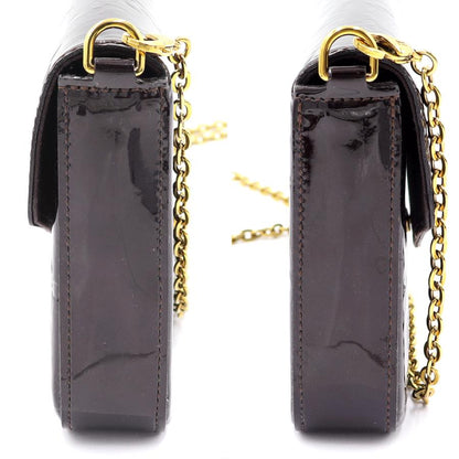 ルイヴィトン（LOUIS VUITTON)　モノグラムヴェルニ　ポシェット　フェリシー　M61267　ショルダーバッグ　チェーンウォレット　エナメル　レディース(中古)