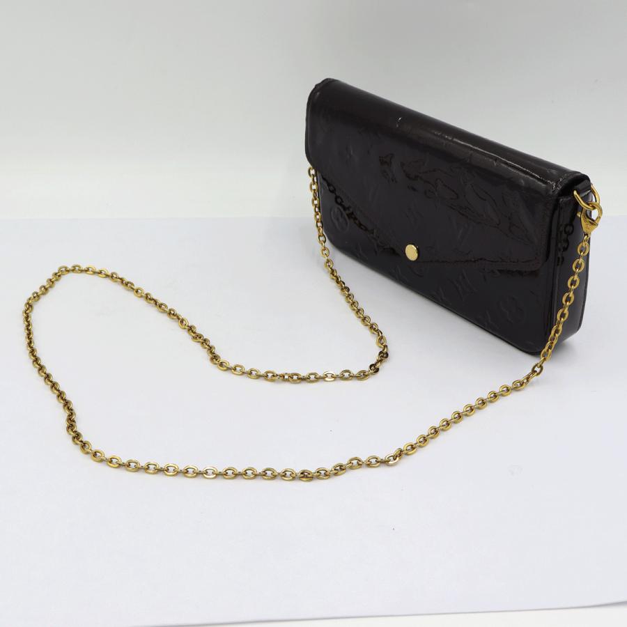 ルイヴィトン（LOUIS VUITTON)　モノグラムヴェルニ　ポシェット　フェリシー　M61267　ショルダーバッグ　チェーンウォレット　エナメル　レディース(中古)