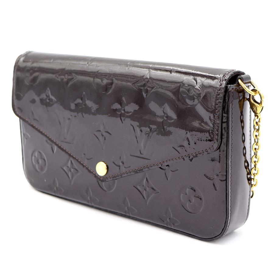 ルイヴィトン（LOUIS VUITTON)　モノグラムヴェルニ　ポシェット　フェリシー　M61267　ショルダーバッグ　チェーンウォレット　エナメル　レディース(中古)