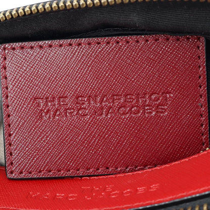 マーク ジェイコブス(Marc Jacobs) ザ スナップショット　M0012007　ダブルJロゴ　ショルダーバッグ　レッド　レディース(中古)