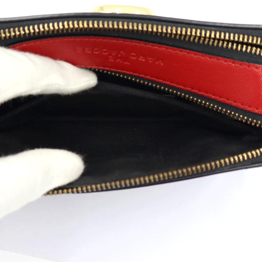 マーク ジェイコブス(Marc Jacobs) ザ スナップショット　M0012007　ダブルJロゴ　ショルダーバッグ　レッド　レディース(中古)