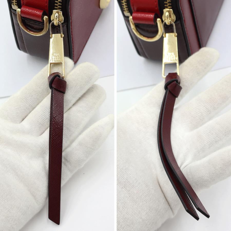 マーク ジェイコブス(Marc Jacobs) ザ スナップショット　M0012007　ダブルJロゴ　ショルダーバッグ　レッド　レディース(中古)